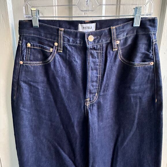 Pistola Ryder Cuffed Straight Dark Wash Jeans - Picture 4 of 11